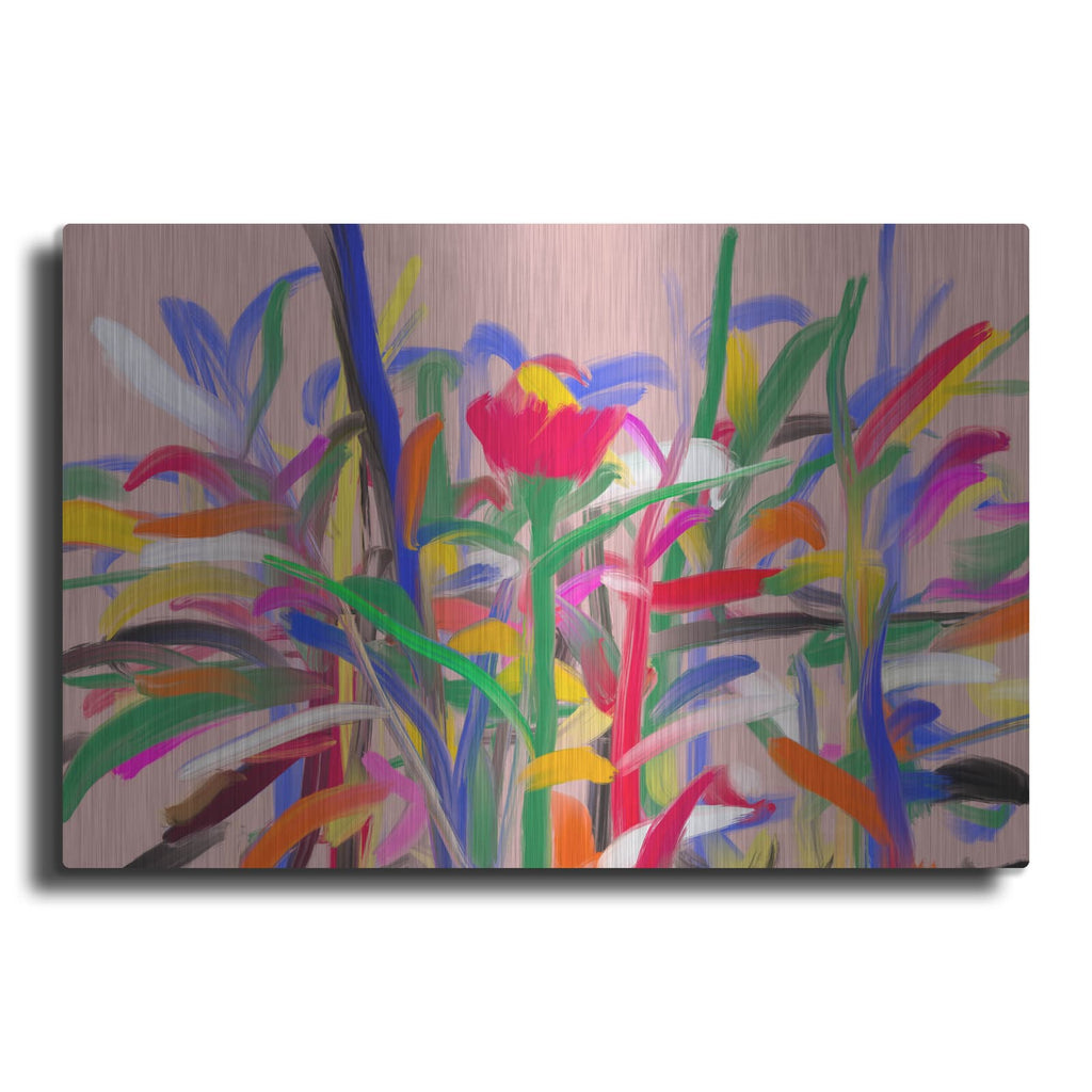 'Blooming Garden' by Cesare Bellassai – Metal Wall Art