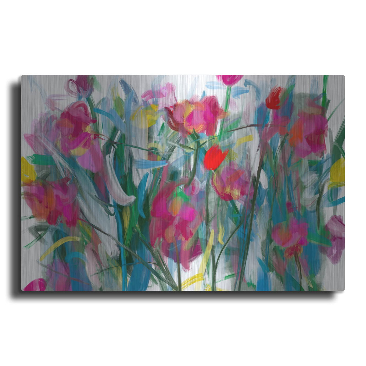 'Blooming Roses' by Cesare Bellassai – Metal Wall Art
