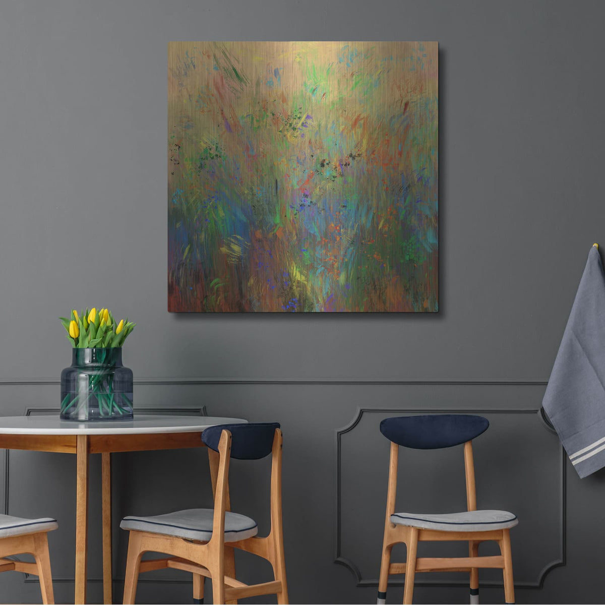 'Champ De Mars' by Cesare Bellassai – Metal Wall Art, 36x36 room view