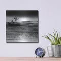 'Dusty Landscape' by Cesare Bellassai – Metal Wall Art, 12x12 room view