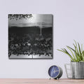 'Lights & Shadows Of A Landscape' by Cesare Bellassai – Metal Wall Art, 12x12 room view