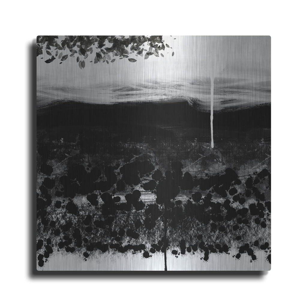 'Lights & Shadows Of A Landscape' by Cesare Bellassai – Metal Wall Art