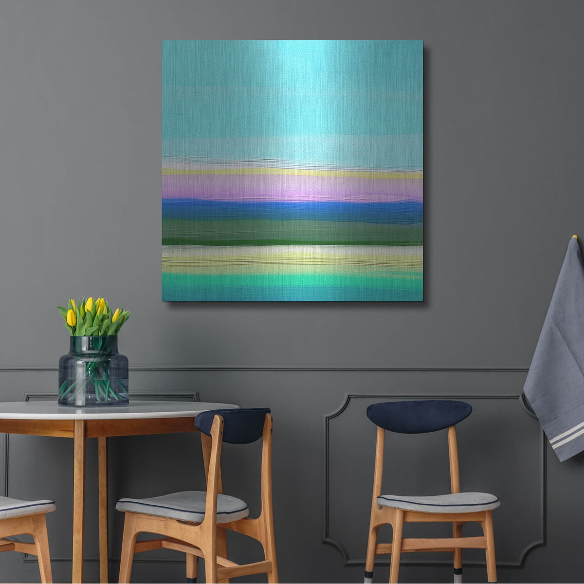 'Ocean Dreams' by Cesare Bellassai – Metal Wall Art, 36x36 room view