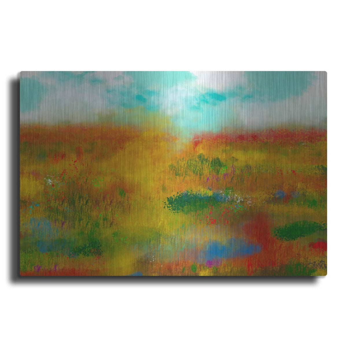 'Poppy Field' by Cesare Bellassai – Metal Wall Art