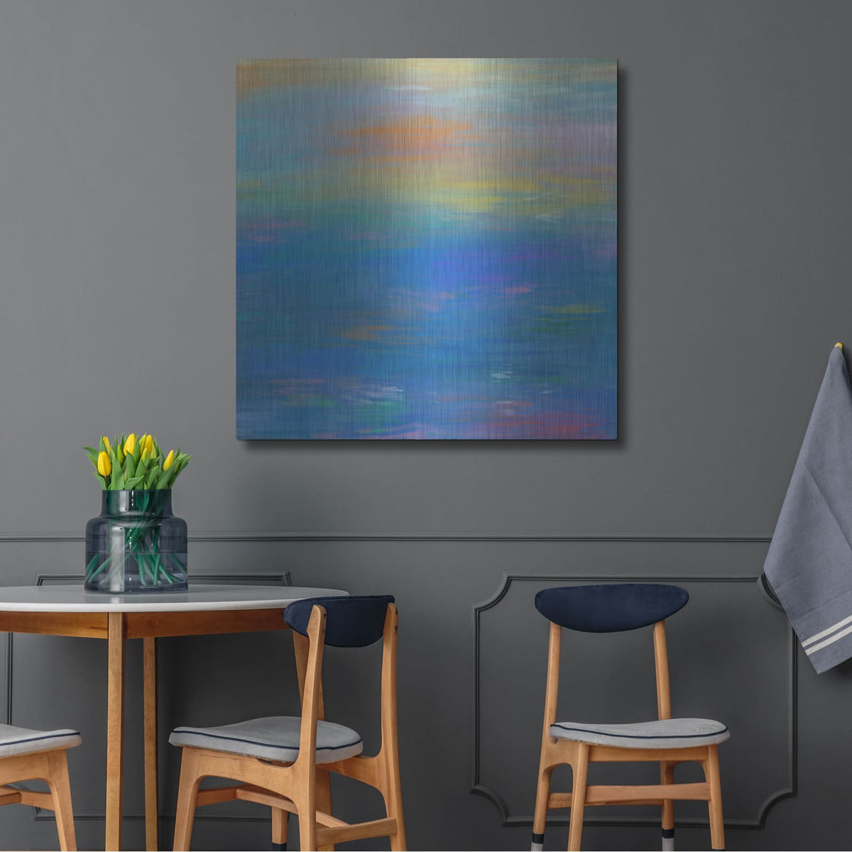 'South Sea' by Cesare Bellassai – Metal Wall Art, 36x36 room view