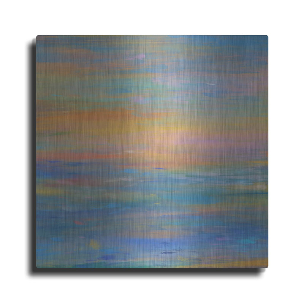 'Sunset Of Lights' by Cesare Bellassai – Metal Wall Art