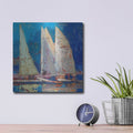 'A Strong Wind' by Beth Forst – Metal Wall Art, 12x12 room view