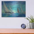 'Regatta' by Beth Forst – Metal Wall Art, 16x12 room view