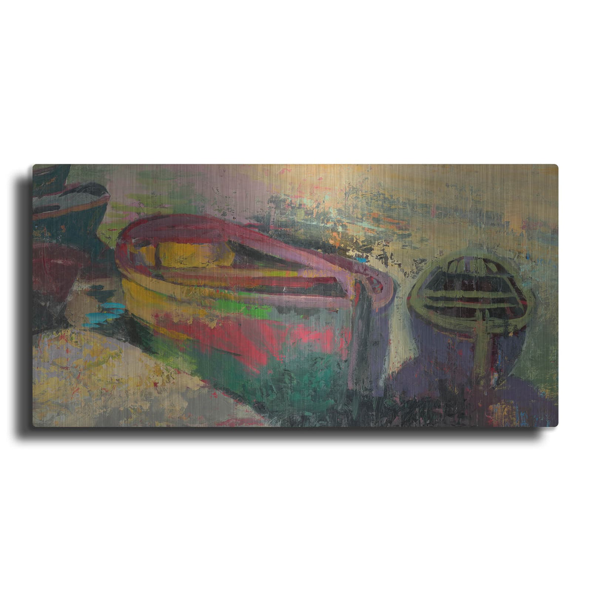 'Rowboats 2' by Beth Forst – Metal Wall Art
