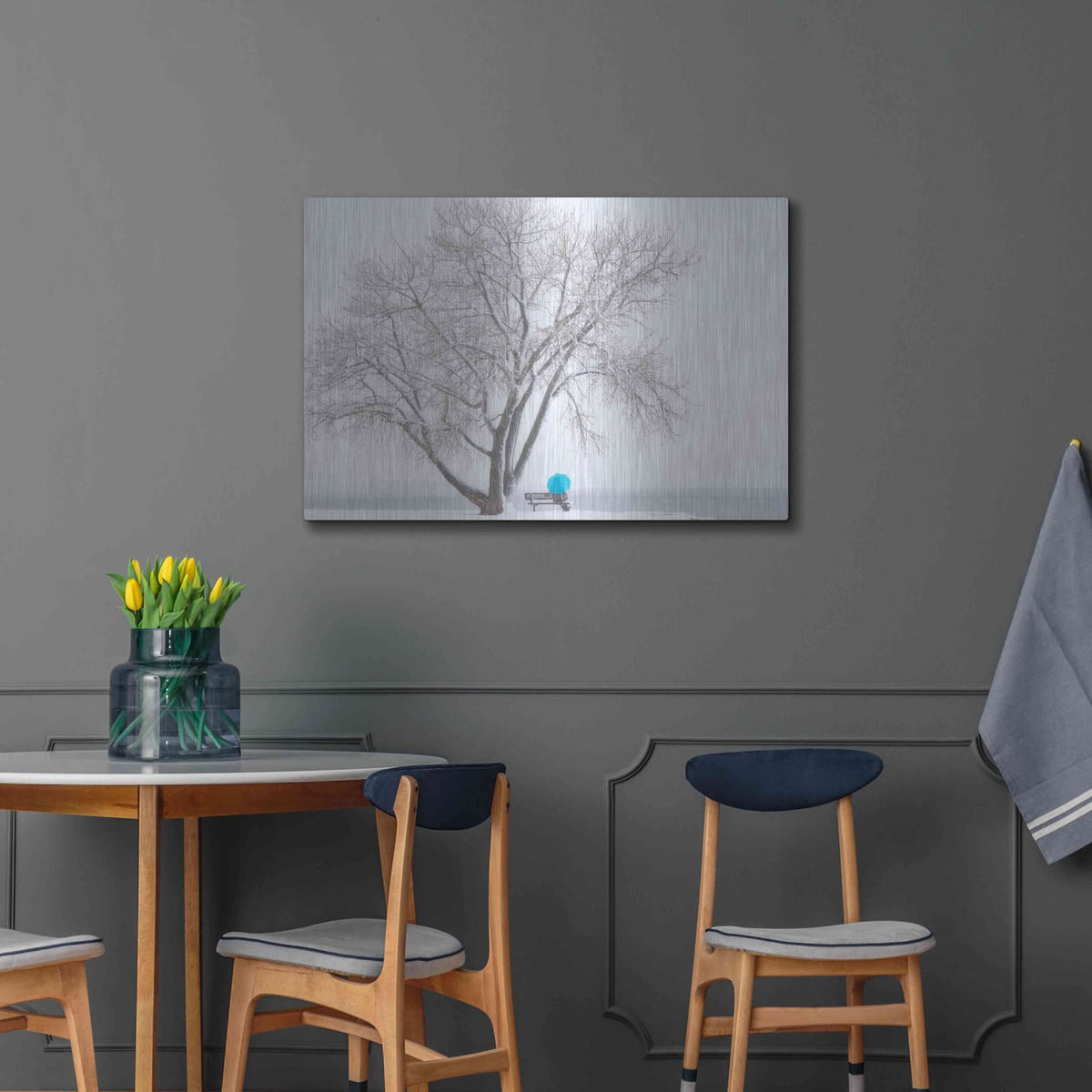 'Another Winter Alone' by Darren White – Metal Wall Art, 36x24 room view