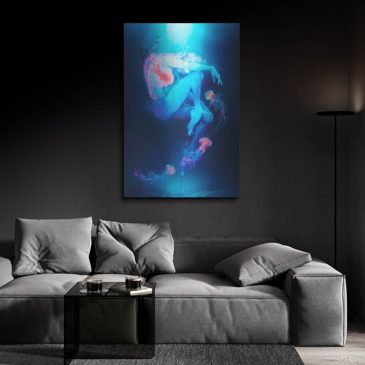 'Adagio For Stings' by Mario Sanchez Nevado – Metal Wall Art, 24x36 room view