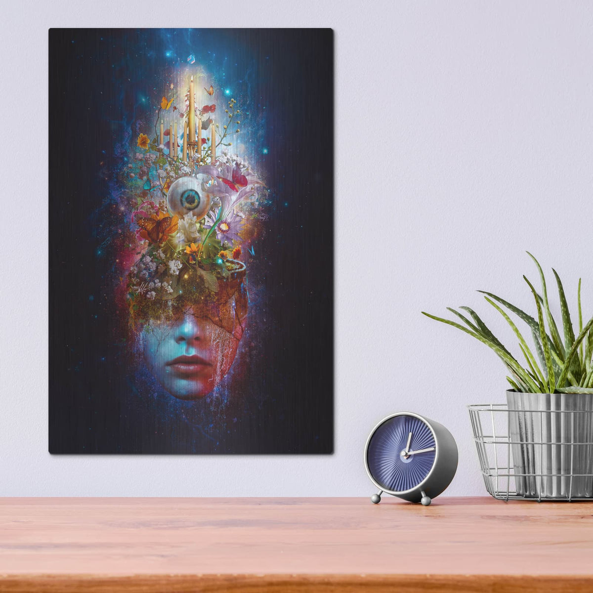 'Mindscape' by Mario Sanchez Nevado – Metal Wall Art, 12x16 room view