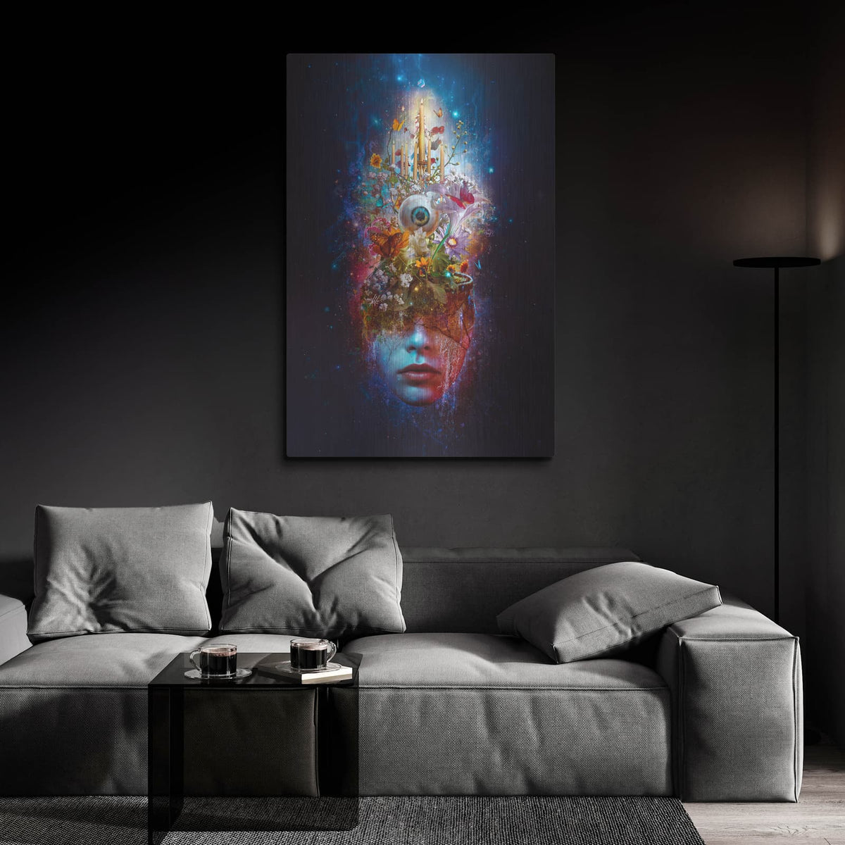 'Mindscape' by Mario Sanchez Nevado – Metal Wall Art, 24x36 room view