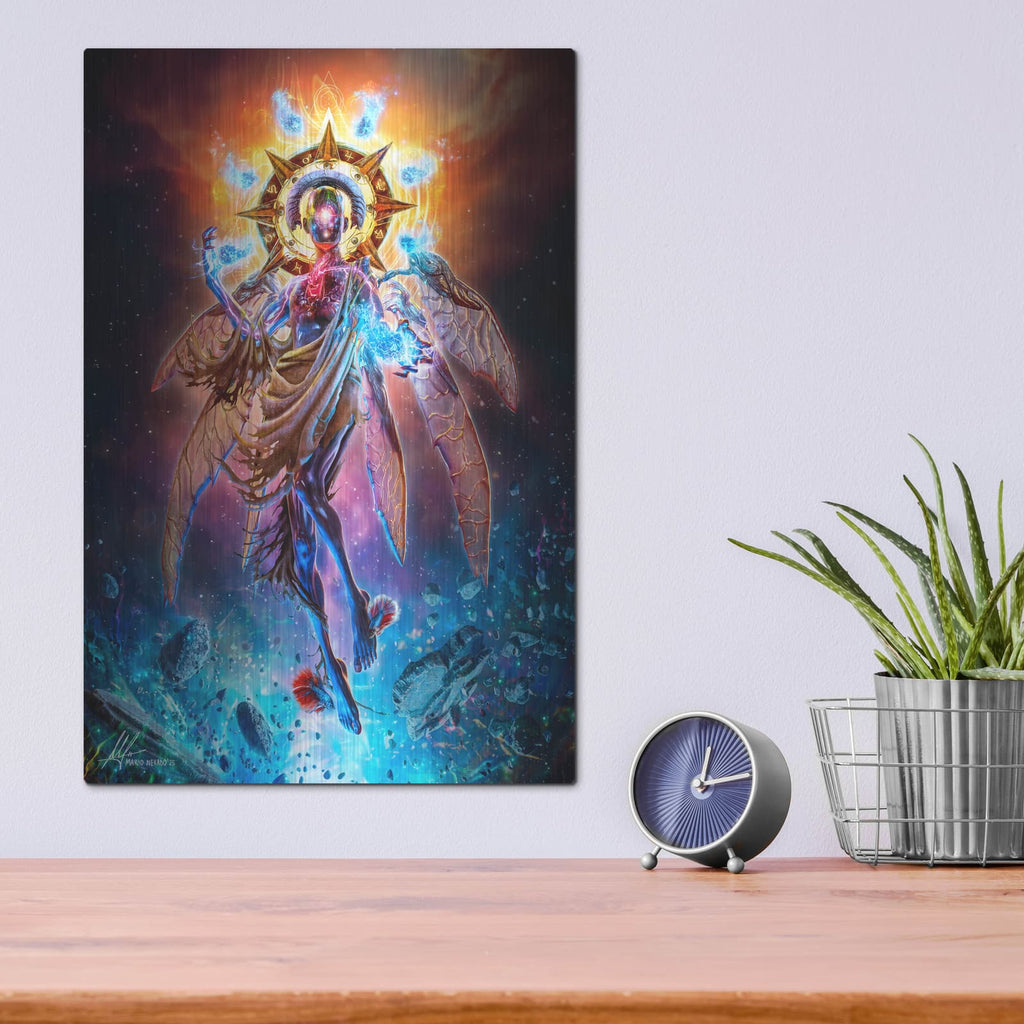 'The Prophet Of Dreams' by Mario Sanchez Nevado – Metal Wall Art, 12x16 room view