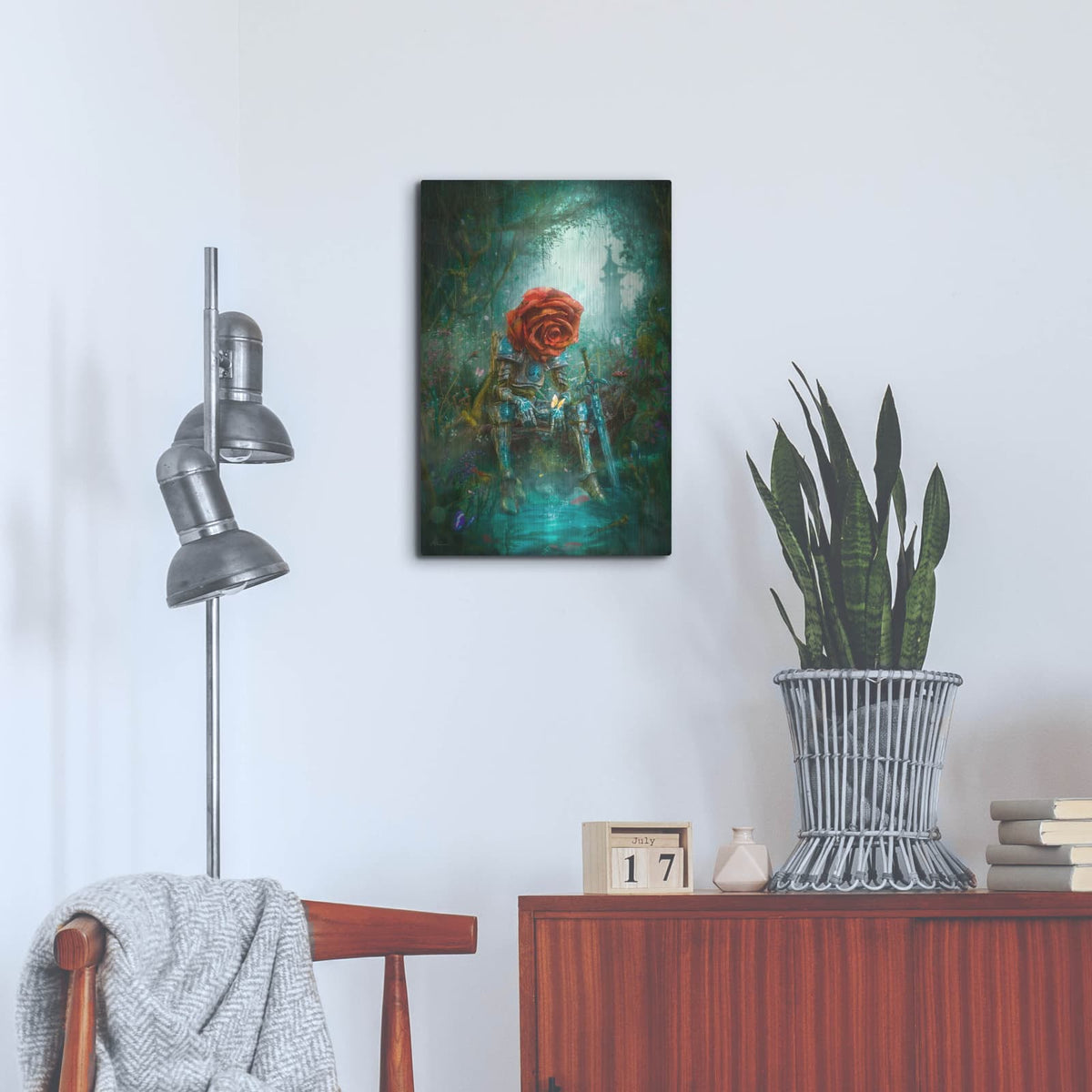 'The Redmarsh Art' by Mario Sanchez Nevado – Metal Wall Art, 16x24 room view