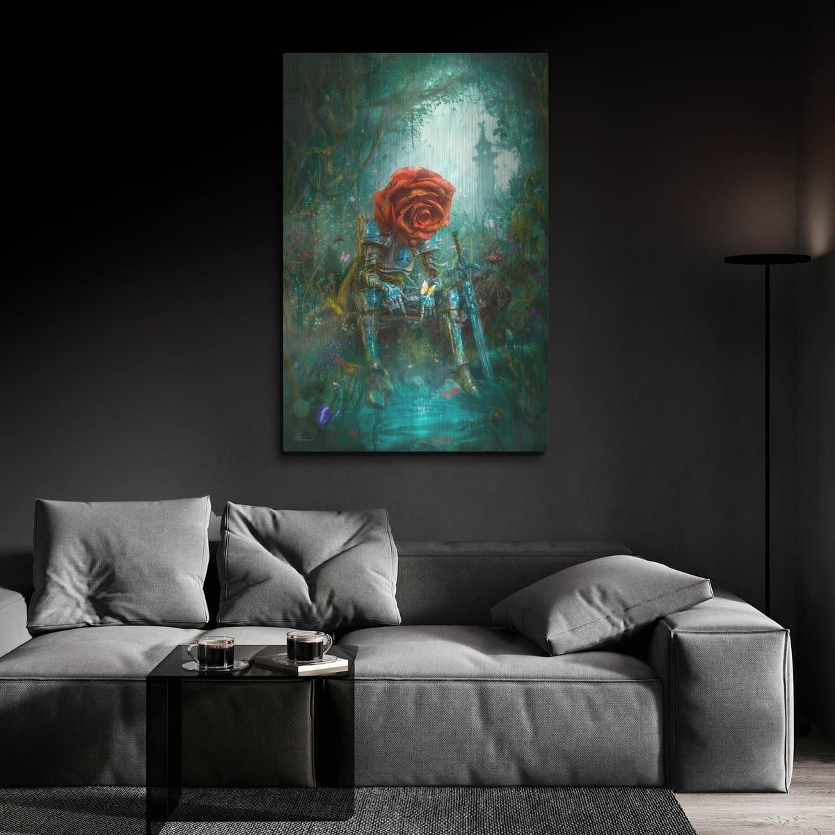 'The Redmarsh Art' by Mario Sanchez Nevado – Metal Wall Art, 24x36 room view