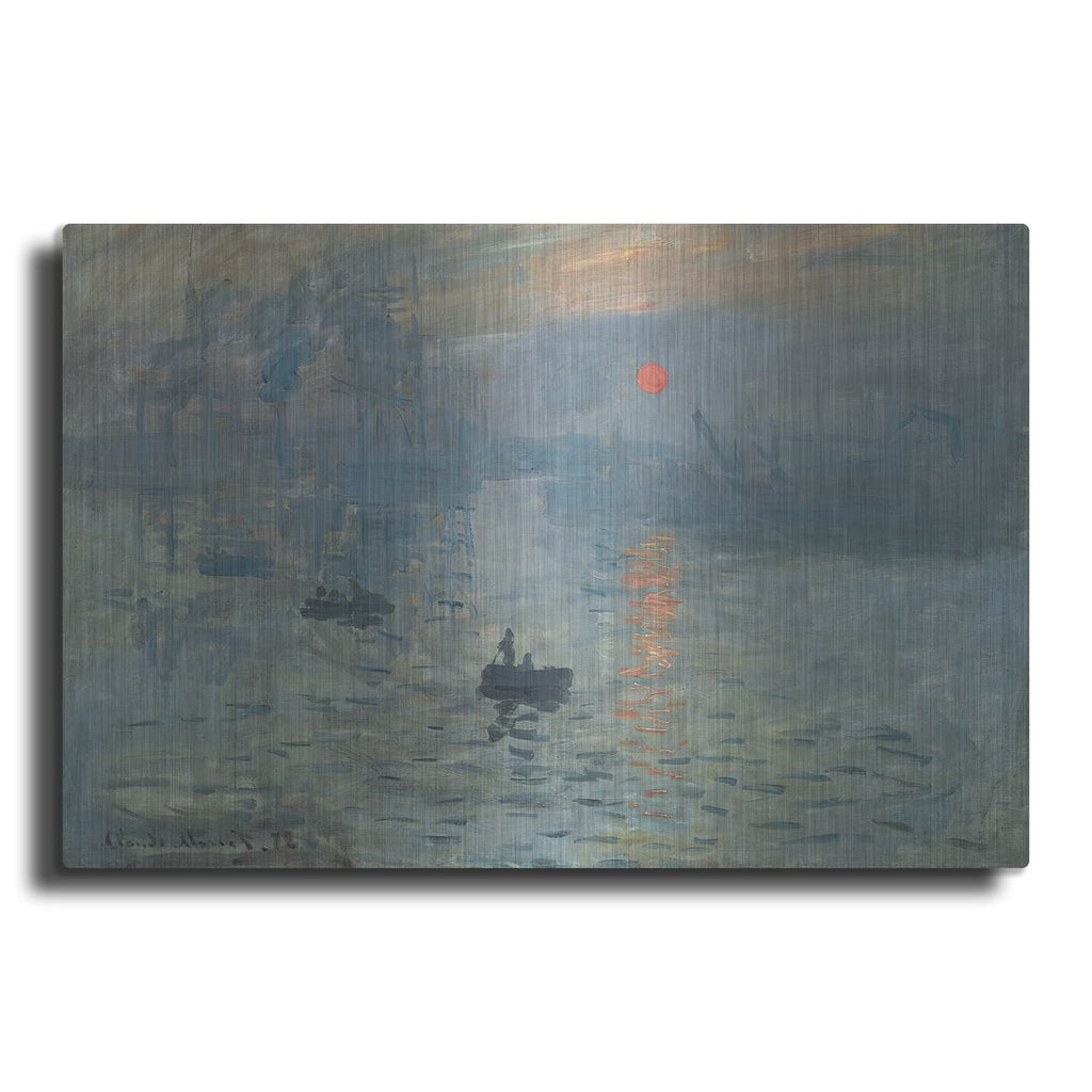 'Impression, Sunrise' by Claude Monet – Metal Wall Art