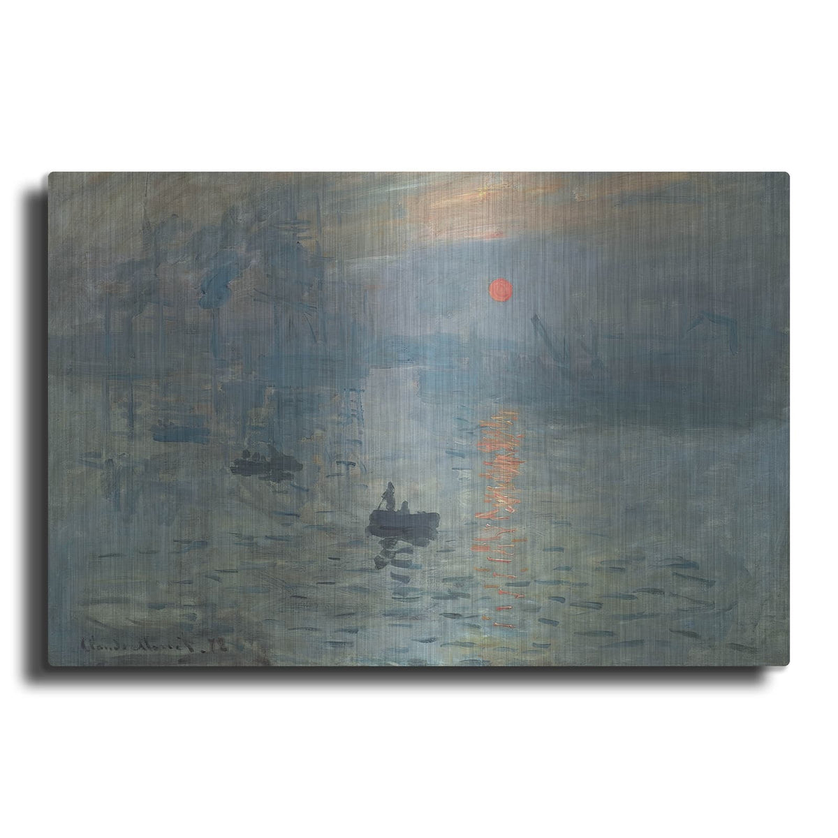 'Impression, Sunrise' by Claude Monet – Metal Wall Art