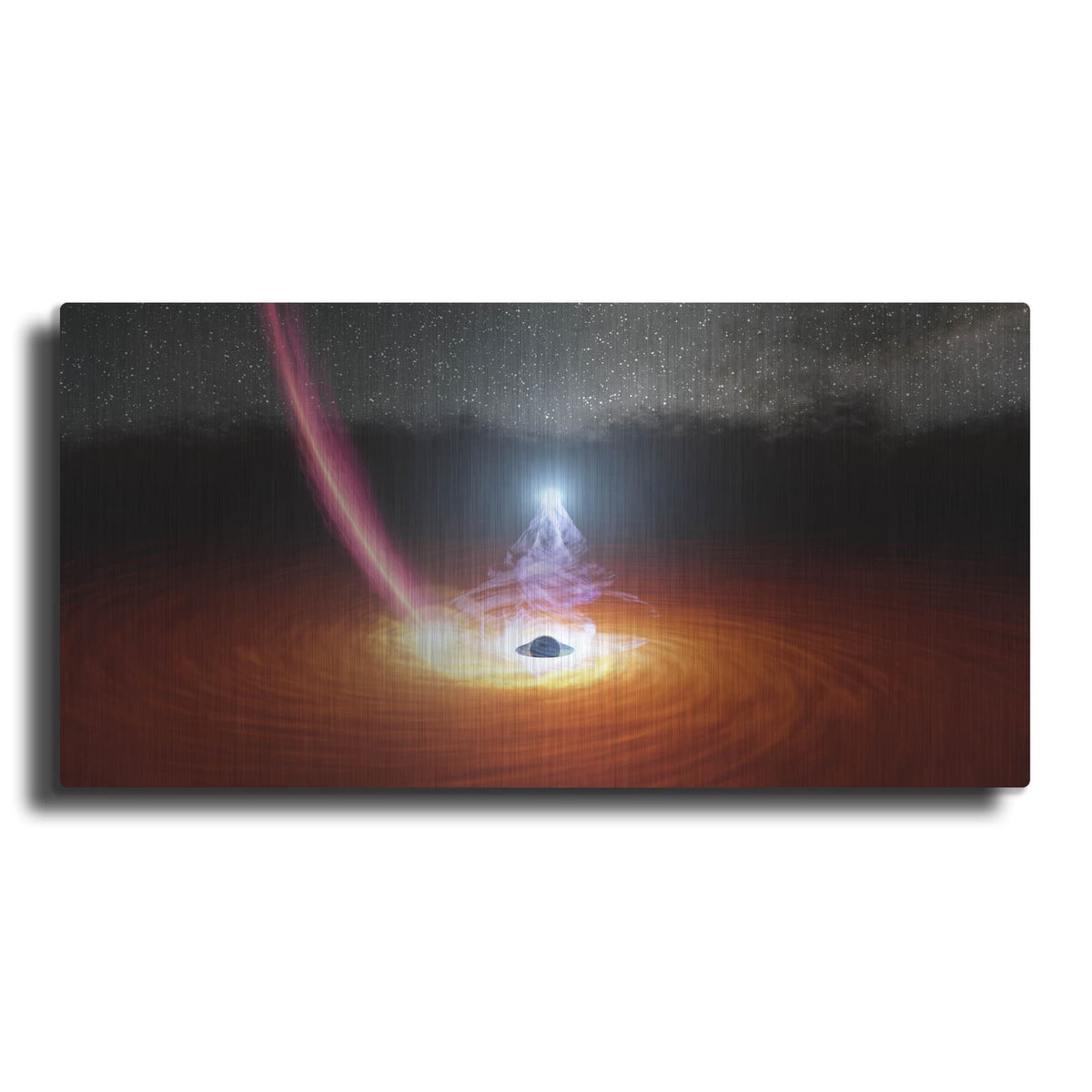 'Black Hole Corona' – Metal Wall Art