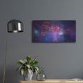 'Center of the Milky Way' – Metal Wall Art, 24x12 room view