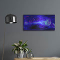 'Galactic Center' – Metal Wall Art, 24x12 room view