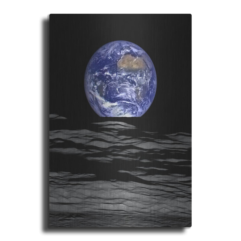 'Earth from Moon' – Metal Wall Art