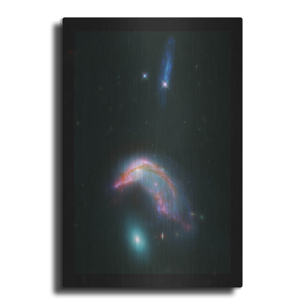 'Arp 142 Penguin and the Egg' – Metal Wall Art