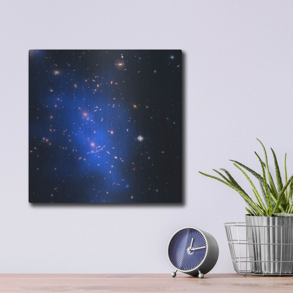 'Abell 370' – Metal Wall Art, 12x12 room view