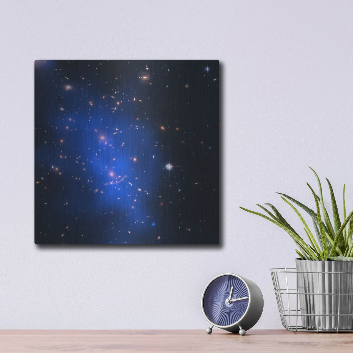 'Abell 370' – Metal Wall Art, 12x12 room view