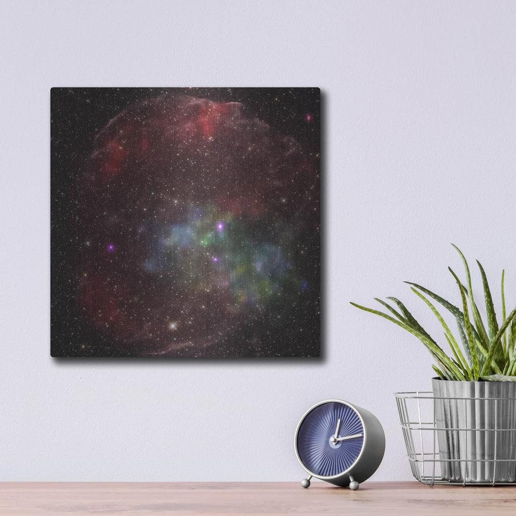'DEM L238 Supernova' – Metal Wall Art, 12x12 room view
