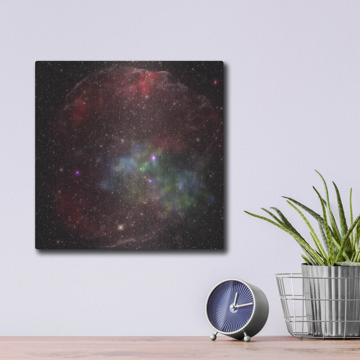 'DEM L238 Supernova' – Metal Wall Art, 12x12 room view