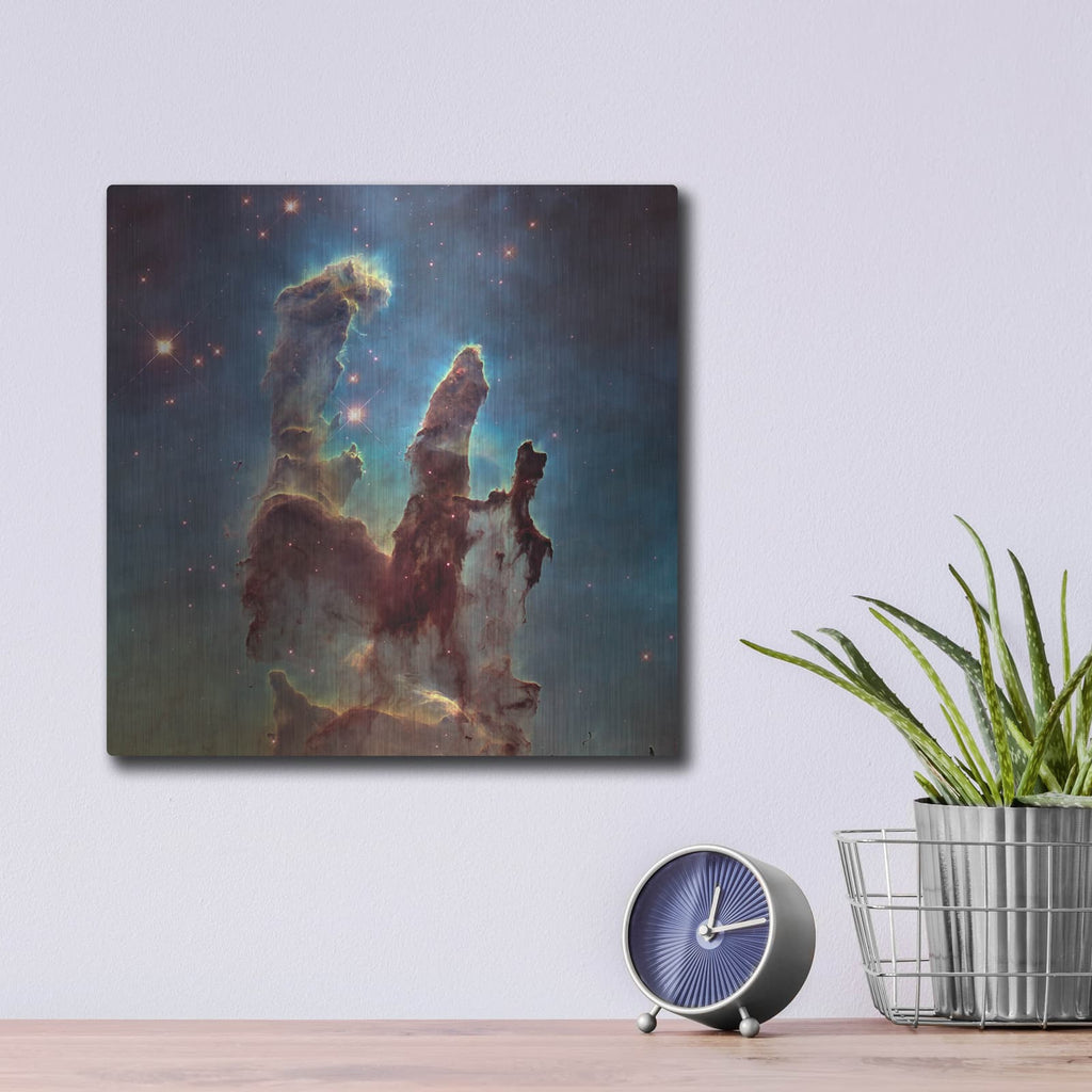 'Eagle Nebula' – Metal Wall Art, 12x12 room view