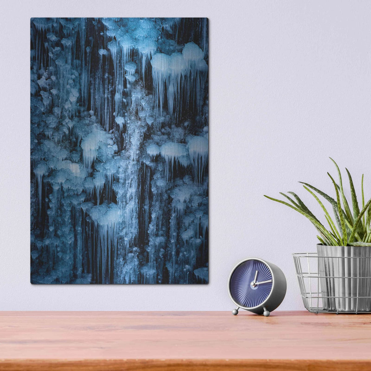 'Dripping in Diamonds' by Darren White – Metal Wall Art, 12x16 room view