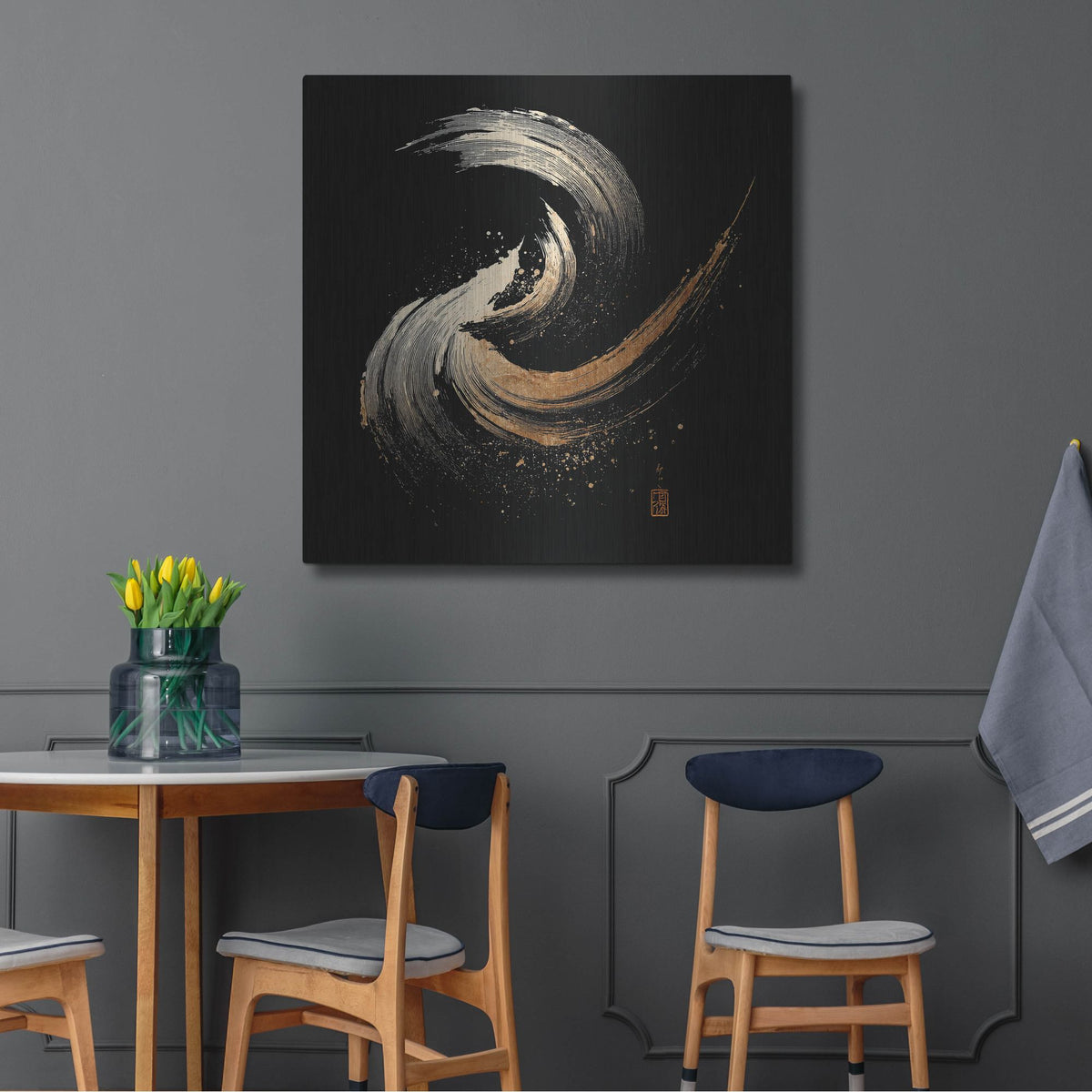 'Wind Of Karasawa' by Rich Monet Metal Wall Art