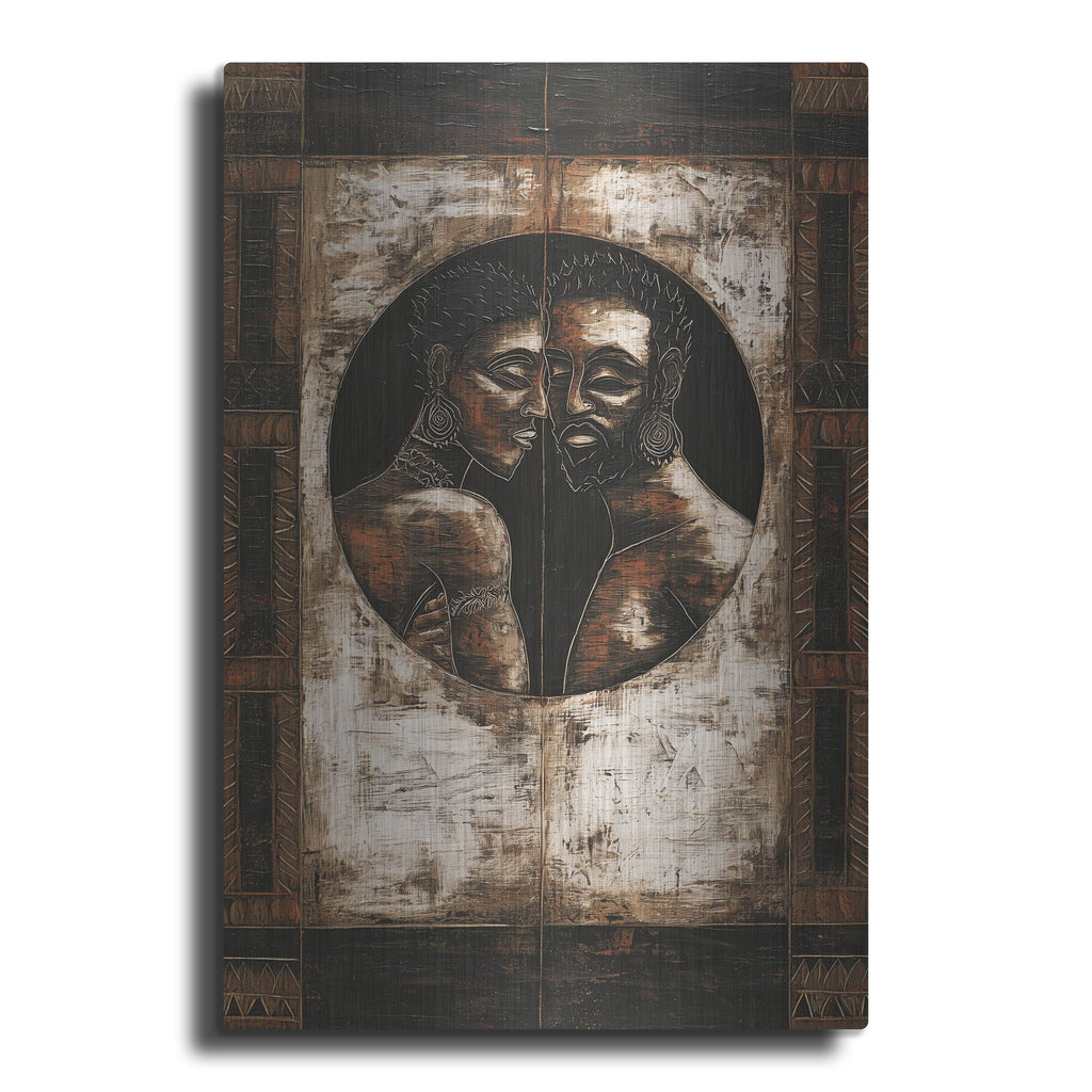 'Across The World' by Rich Monet Metal Wall Art