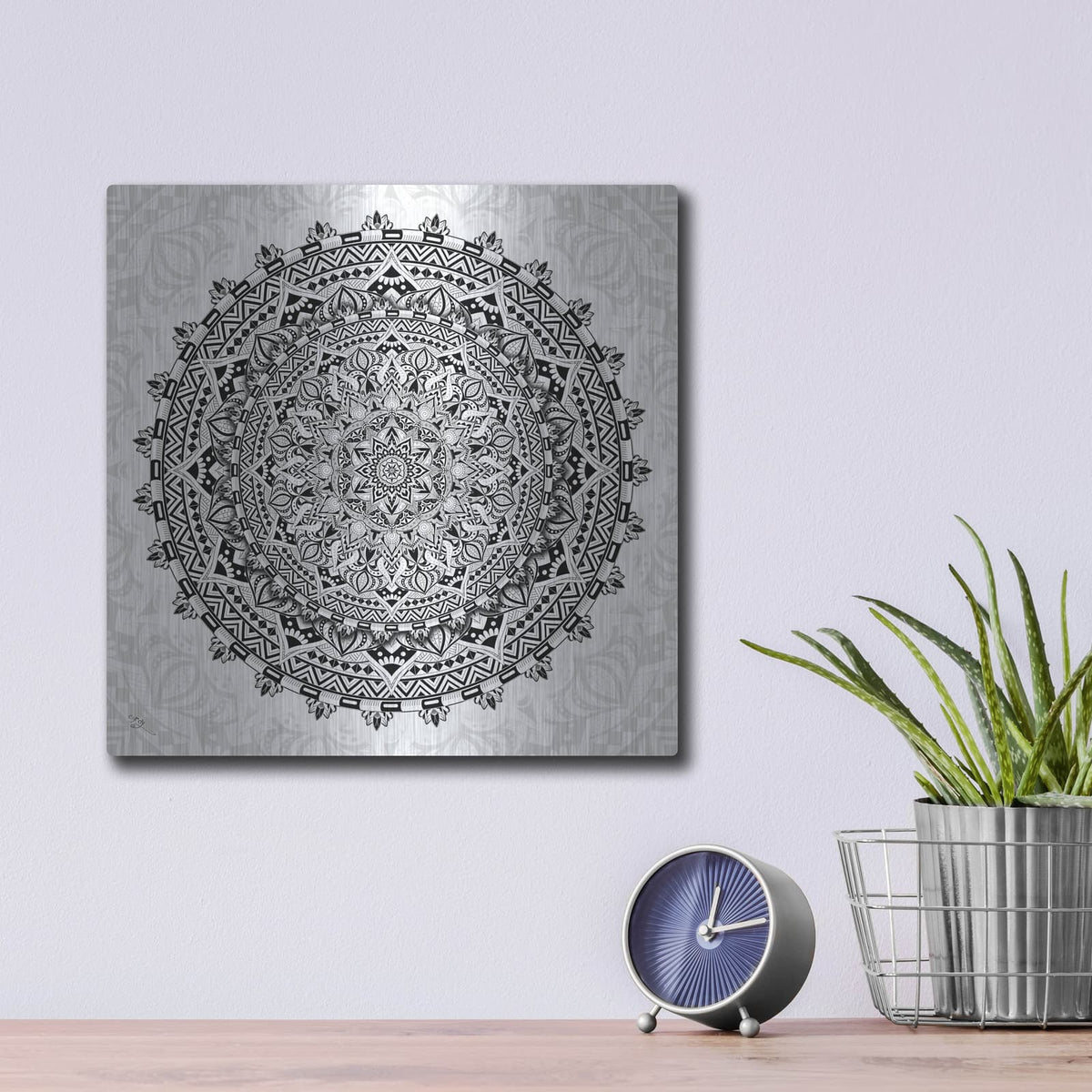 'Balance' by Cameron Gray – Metal Wall Art, 12x12 room view