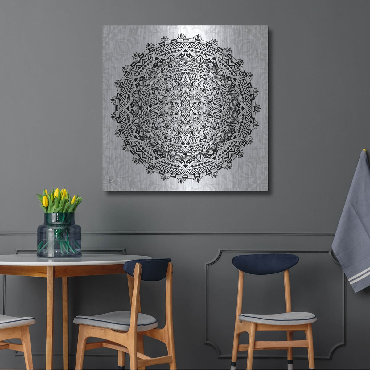 'Balance' by Cameron Gray – Metal Wall Art, 36x36 room view