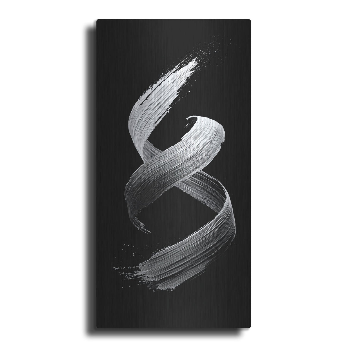 'Black And White Lambada' by Rich Monet Metal Wall Art