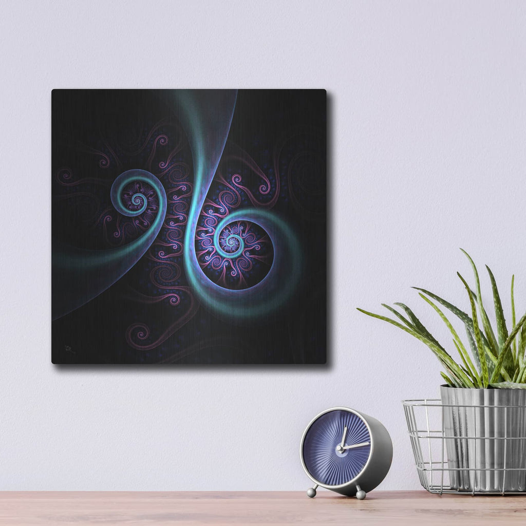 'Connectivity' by Cameron Gray – Metal Wall Art, 12x12 room view