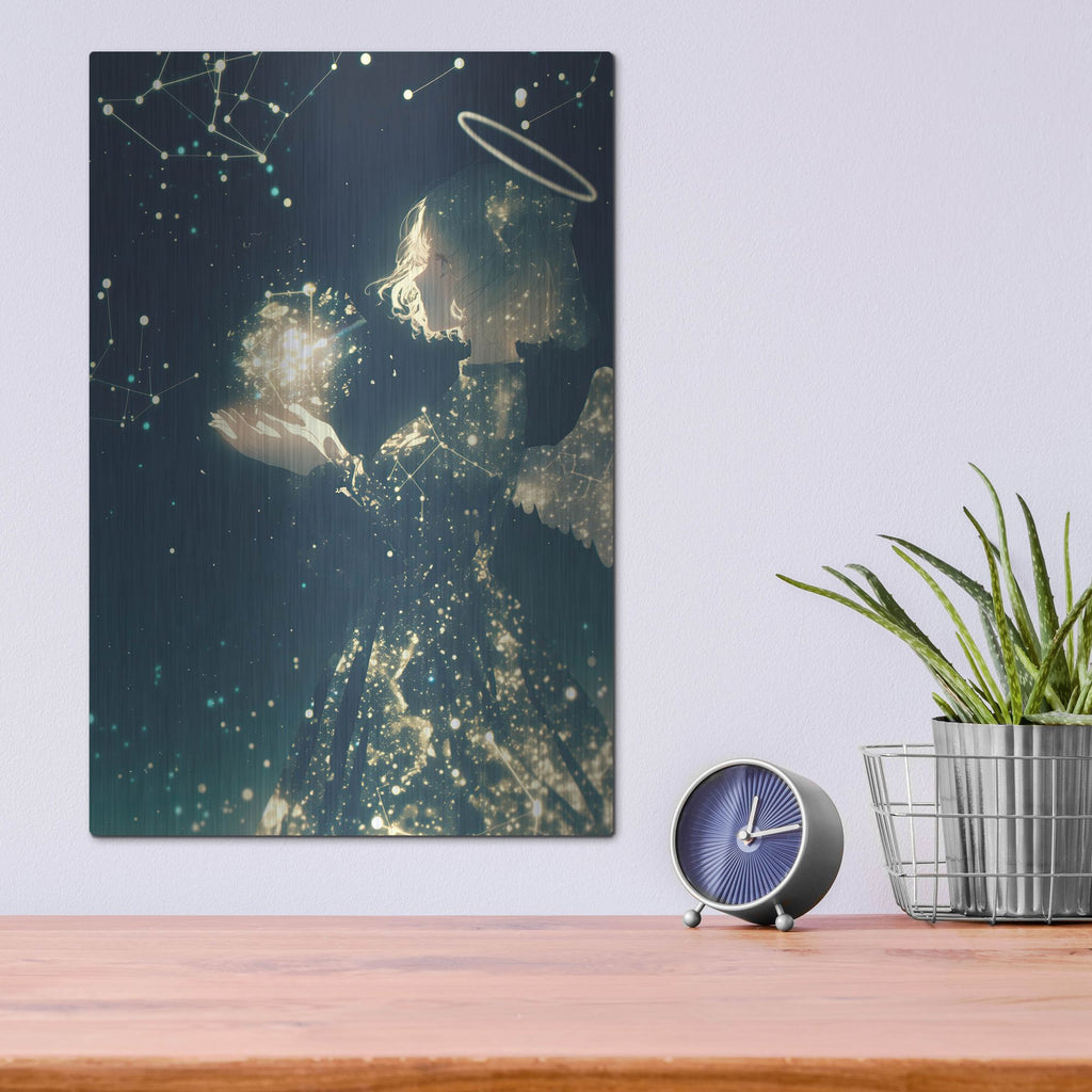 'Guardian Angel' by Rich Monet Metal Wall Art