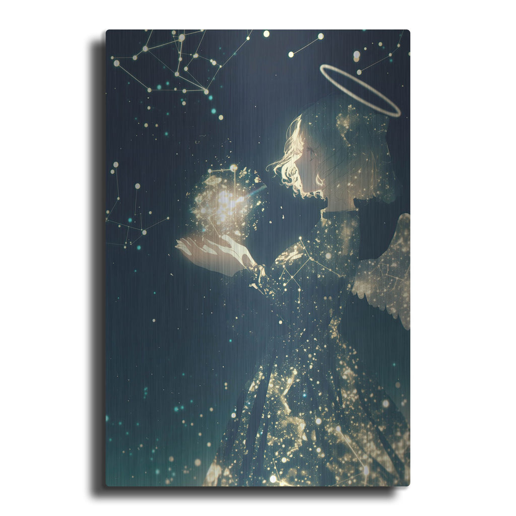 'Guardian Angel' by Rich Monet Metal Wall Art