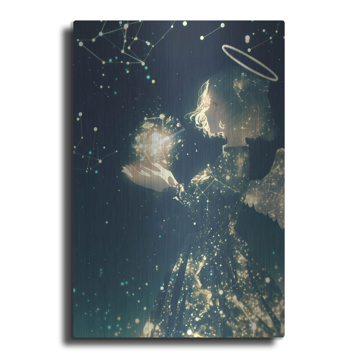 'Guardian Angel' by Rich Monet Metal Wall Art