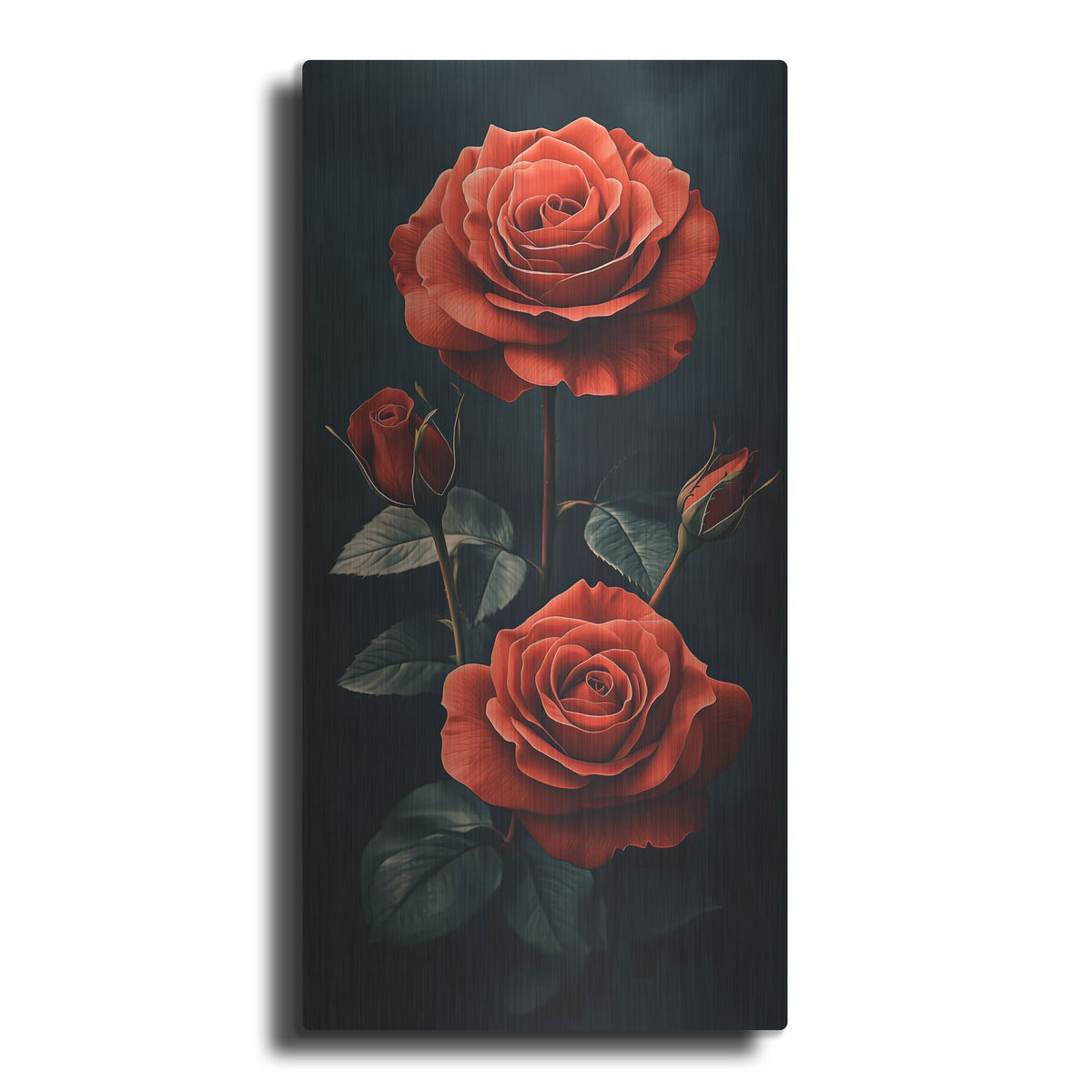 'I Give You Flowers' by Rich Monet Metal Wall Art