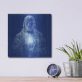 'Jesus Blueprint' by Rich Monet Metal Wall Art