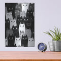 'Kitty Litter' by Rich Monet Metal Wall Art