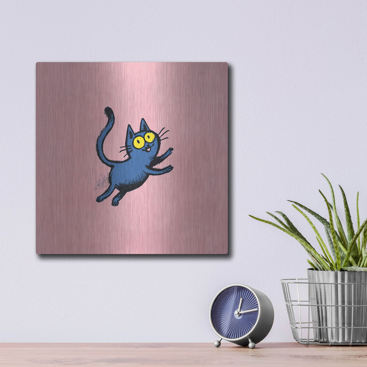 'Kitty's Cotton Candy' by Rich Monet Metal Wall Art