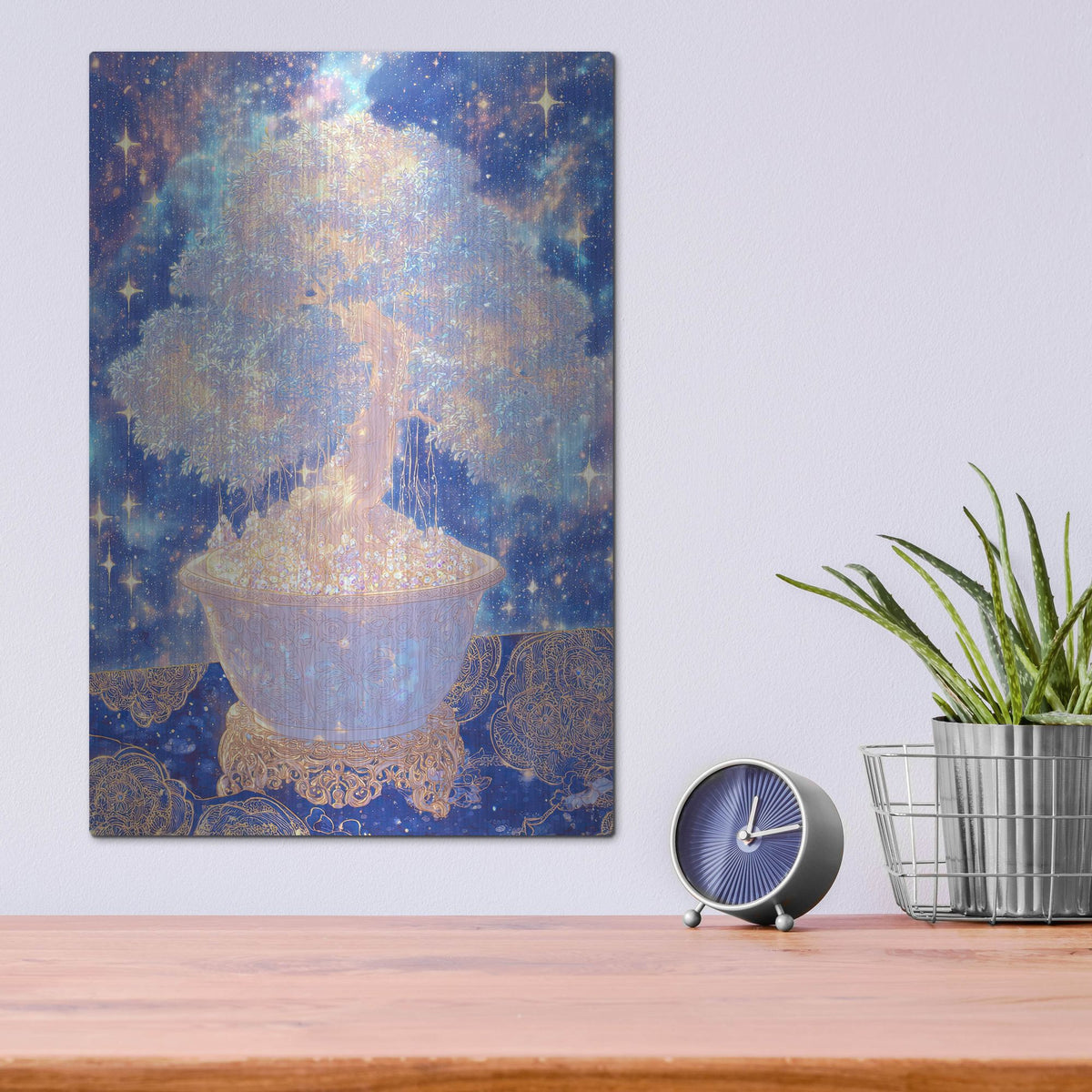 'Magical Bonsai Tree' by Rich Monet Metal Wall Art