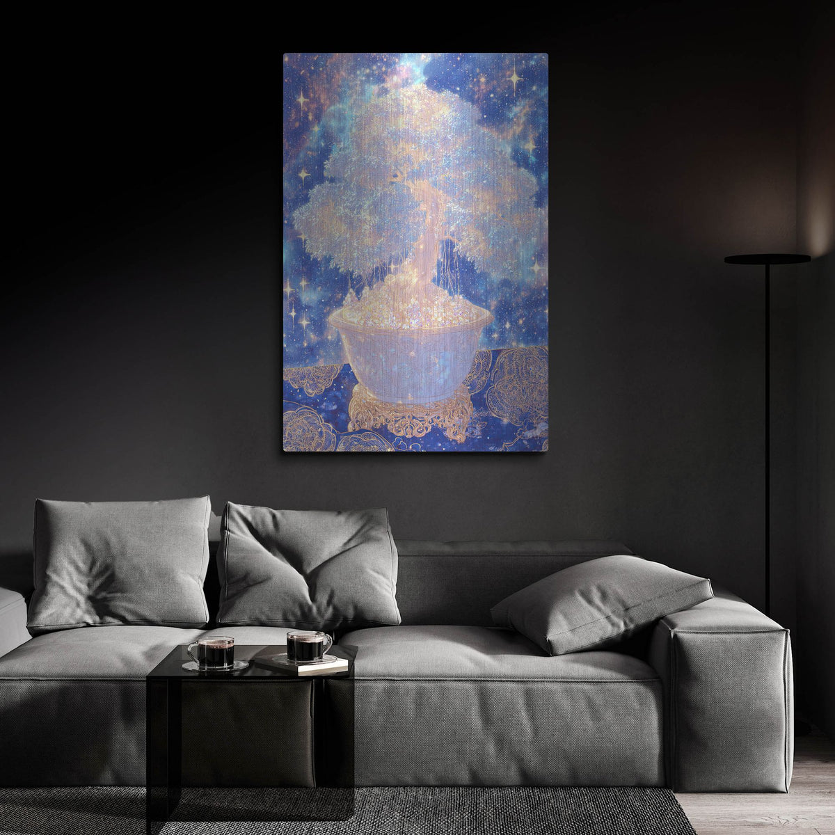 'Magical Bonsai Tree' by Rich Monet Metal Wall Art