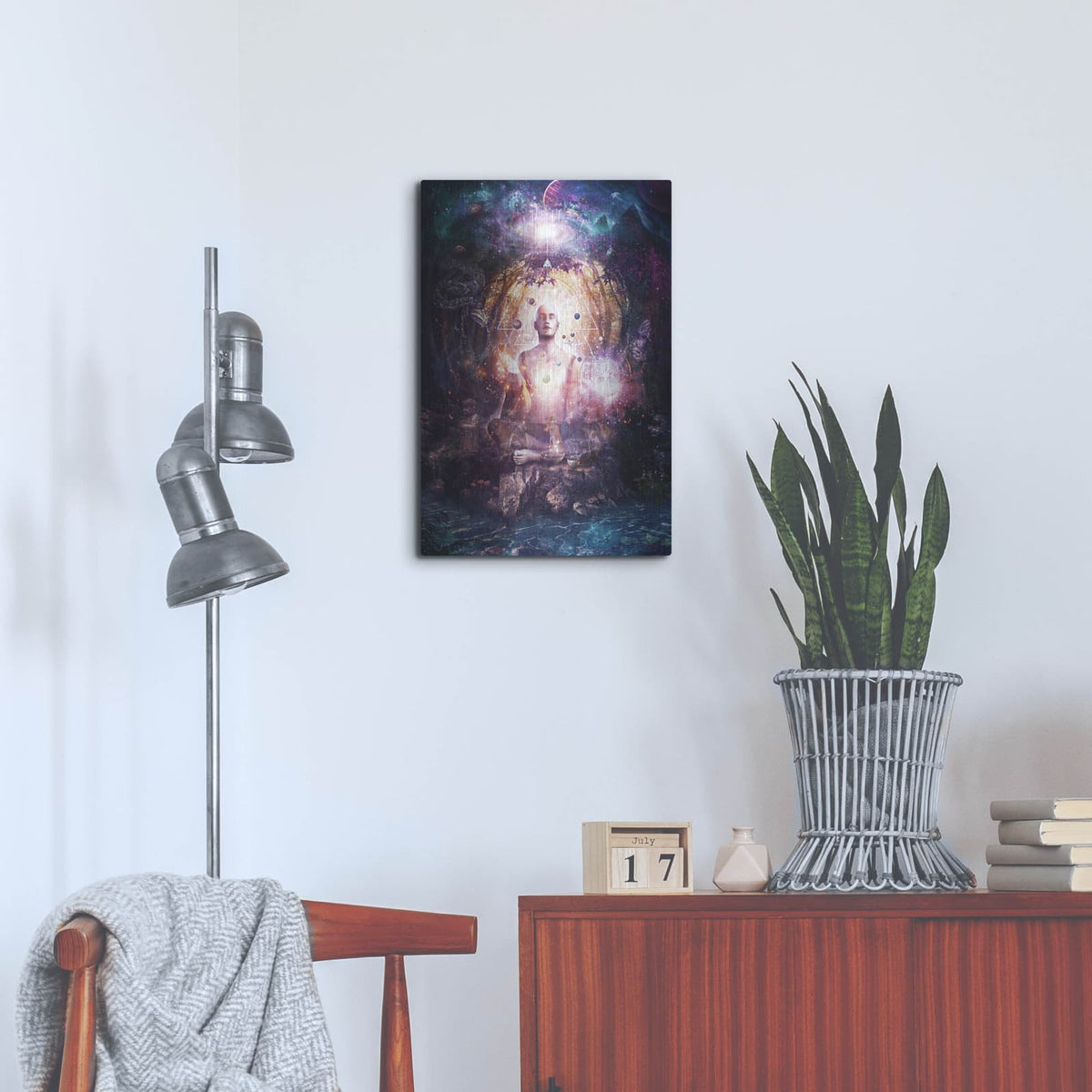 'Connected To Source' by Cameron Gray – Metal Wall Art, 16x24 room view