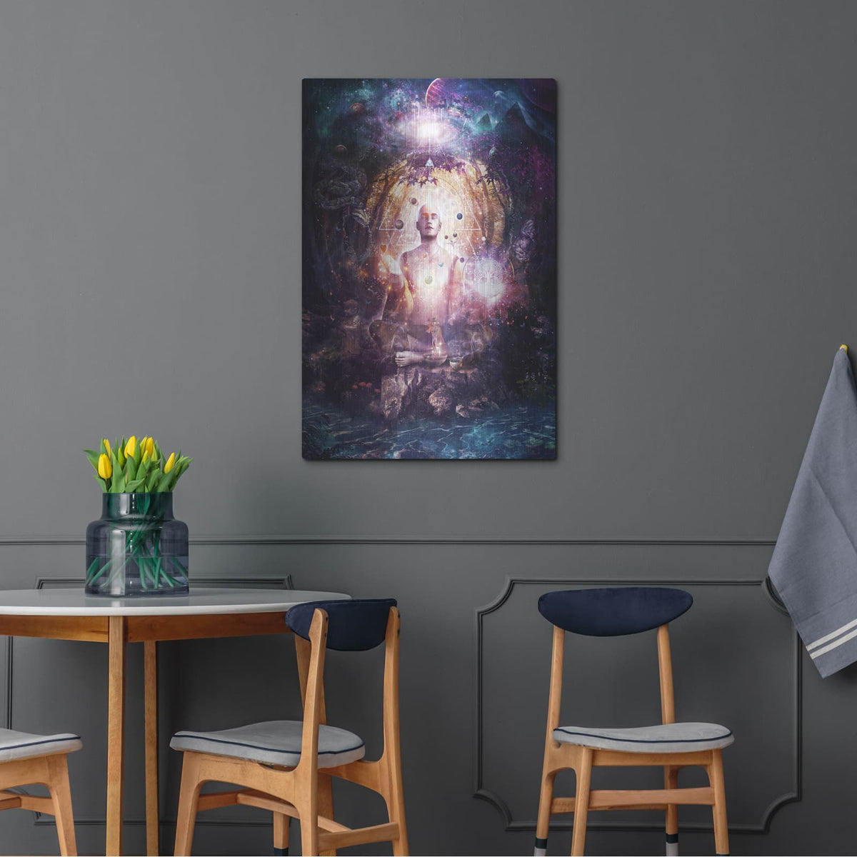 'Connected To Source' by Cameron Gray – Metal Wall Art, 24x36 room view